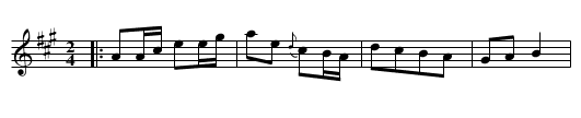 the Virgins Frolick - staff notation