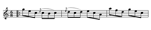 The Voice of Nature - staff notation