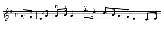 the WAKING O' THE FAULD - staff notation