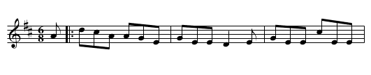 The Walls of Liscarroll - staff notation