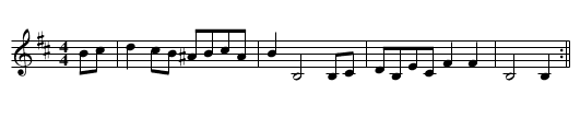 The War Camp - staff notation