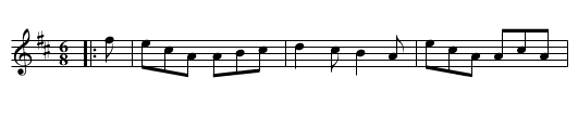 The Warst Carle in a' the World - staff notation