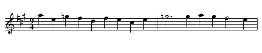 THE WATERMAN'S DANCE - staff notation