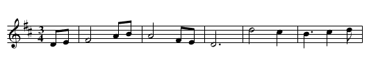 The Waves of Kilkee - staff notation