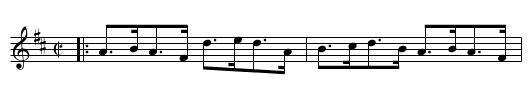 the Weald of Sussex - staff notation