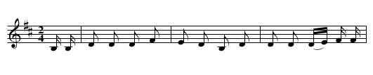 The Weaver - staff notation