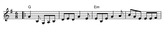 The Wedding Jig - staff notation