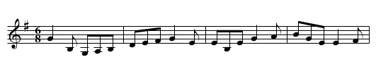 The Wedding Jig - staff notation