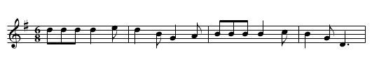 The Wee Falorie Man - staff notation