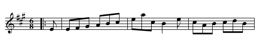 The Wee Pickle Tow - staff notation