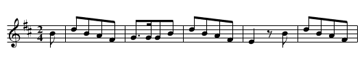 The Weshin'-Day - staff notation