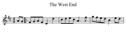 The West End - staff notation