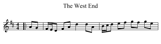 The West End - staff notation