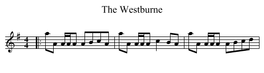 The Westburne - staff notation