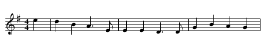 The Wheatley Processional - staff notation