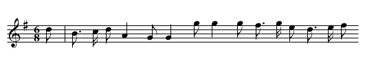 The Whish - staff notation
