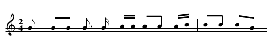 The Whiskey Seller - staff notation