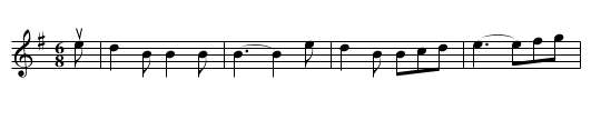The WHISTLING THIEF - staff notation