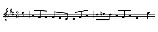 The White Calf - staff notation