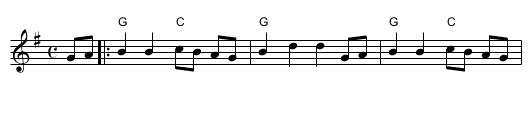 the WHITE COCKATOO - staff notation