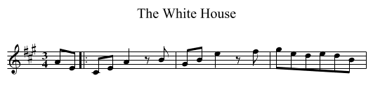 The White House - staff notation