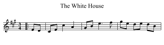 The White House - staff notation