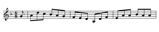 the White Petticoat - staff notation