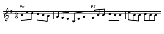 The White Petticoat - staff notation