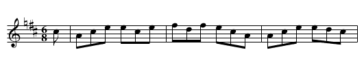 The Widows Rant. - staff notation