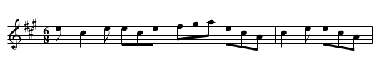 the Wild Geese - staff notation