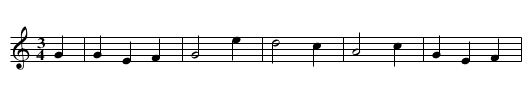 The Willoughby Whim - staff notation
