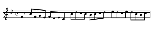 The WOODCOCKSTANK BRIG - staff notation