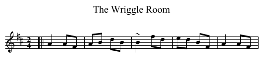 The Wriggle Room - staff notation