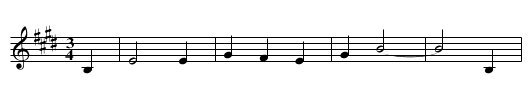 The Wyoming Nester - staff notation