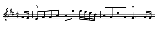 the Year of Jubilo - staff notation