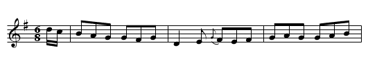 The Yellow Flail    (jig)     0818 - staff notation