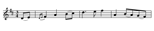 the YELLOW HAIR'D LADDIE - staff notation