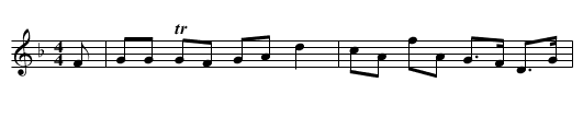 The Young Laird and Edinburgh Katy - staff notation