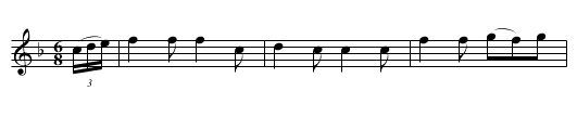 the YOUNG MAY MOON - staff notation