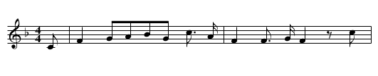 The Young Sailor Lad - staff notation