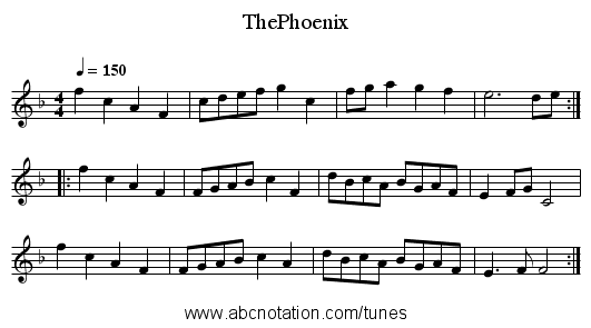 ThePhoenix - staff notation