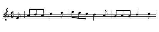 There Cam a Young Man - staff notation