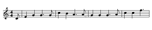 There waur three Ladies in a Ha' - staff notation