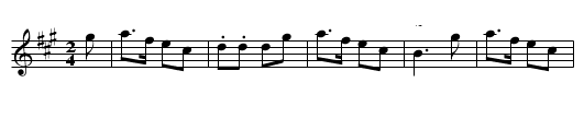 There's nae luck about the House. CJF.102 - staff notation