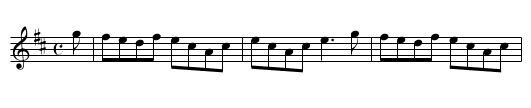 There's nae luck about the house - staff notation