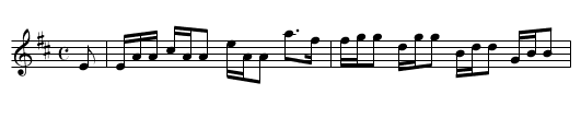 There's Naething like the Talisker - staff notation