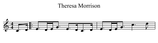 Theresa Morrison - staff notation