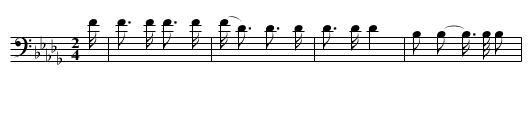 These Are My Spies - staff notation