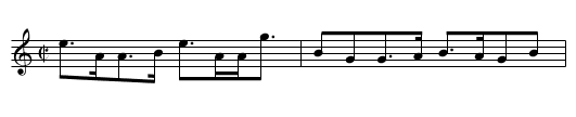 They took frae me my Wife yestreen. - staff notation