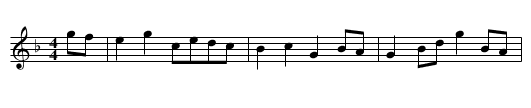 Thierseer Schustertanz - staff notation
